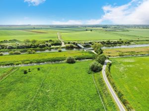Aerial view of River and countryside beyond- click for photo gallery